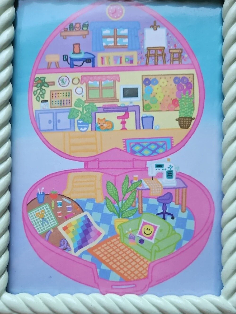 Polly Pocket Framed Art